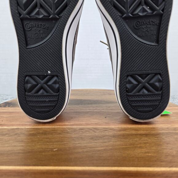 Converse CTAS Chuck All Star Low Ox Metallic Gray Y2K Casual Sneakers Womens 7 - Picture 10 of 12